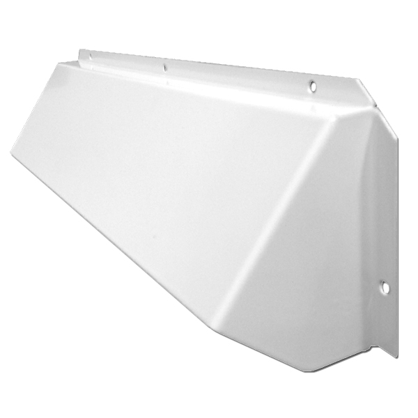 Security Letter Box Cowl White www.locktrader.co.uk