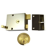 Union 1332 drawback lock 92mm Brass Case Brass Cylinder