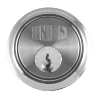Union 1x1 5 Pin Rim Cylinder Satin Chrome