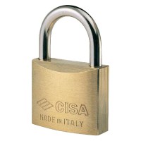 CISA 22010-20 4 Pin Brass Padlock 20mm