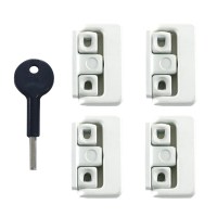Yale-Chubb 8K101M Window Lock White 4 Locks 1 Key