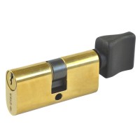 CISA 08230 Small 5 Pin Oval Key and Turn Cylinder Brass