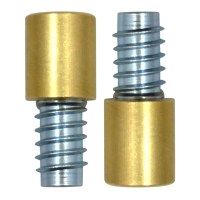 Bramah Rola R1/01 Sash Stop Brass 2 Stops and 2 Inserts