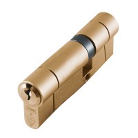 Asec BS Kitemarked Snap Resistant Euro Double Cylinder 35/50 85mm Brass