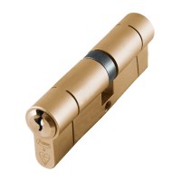 Asec BS Kitemarked Snap Resistant Euro Double Cylinder 40/45 85mm Brass