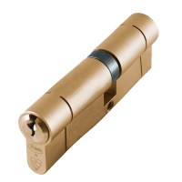 Asec BS Kitemarked Snap Resistant Euro Double Cylinder 40/50 90mm Brass