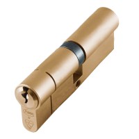 Asec BS Kitemarked Snap Resistant Euro Double Cylinder 45/45 90mm Brass