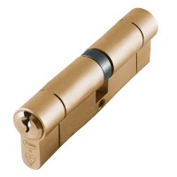 Asec BS Kitemarked Snap Resistant Euro Double Cylinder 45/50 95mm Brass