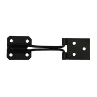 Asec Wire Hasp and Staple - 100mm in Black