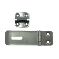 Asec Pressed Steel Safety Hasp and Staple 75mm Galvanised