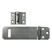 Asec Pressed Steel Safety Hasp and Staple 115mm Galvanised