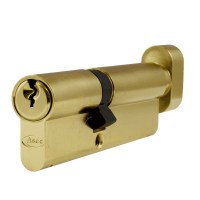 Asec 6 Pin Euro Key and Turn Cylinder Master Keyed 95mm 40/55 Brass