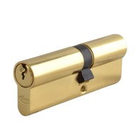 Asec 6 Pin Euro Cylinder Master Keyed 80mm 35/45 Brass