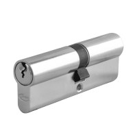 Asec 6 Pin Euro Cylinder Master Keyed 80mm 40/40 Nickel Plated