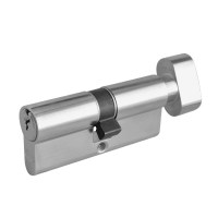 Asec 6 Pin Euro Key and Turn Cylinder Master Keyed 70mm 35/35 Nickel