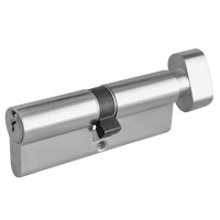 Asec 6 Pin Euro Key and Turn Cylinder Master Keyed 80mm 40/40 Nickel