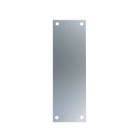 Asec Aluminium Door Finger Plate 75 x 225mm Silver