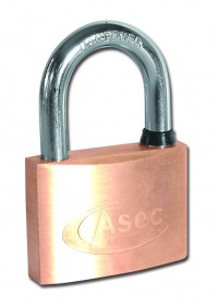 Asec Master Keyed CC 5 Pin Brass Padlock 60mm