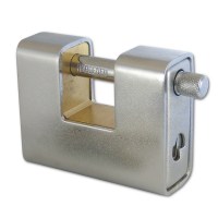 Asec AS 770 Straight Shackle Padlock Stainless Steel 80mm