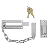 Asec Locking Door Chain Chrome Plated