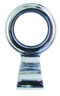Asec Victorian Cylinder Pull Chrome Plated