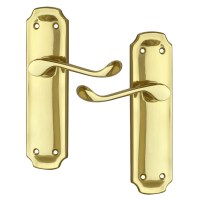Asec Birkdale Door Furniture Handle Lever Latch Brass