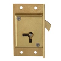 Asec 80 - 4 Lever Sliding Cupbard Lock 64mm Right Hand