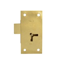 Asec 100 - 1 Lever Straight Cupboard Lock 50mm