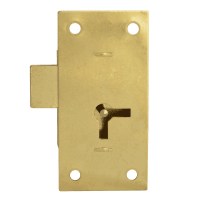Asec 100 - 1 Lever Straight Cupboard Lock 75mm