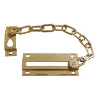 Hiatt Door Chain Polished Brass