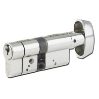 Yale Anti Snap Key and Turn Euro Cylinder BS1303:2005 40/40 80mm Nickel