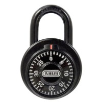 ABUS 78/50 Dial Combination Padlock with Key over-ride 50mm Black