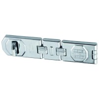 ABUS 110/195 Triple Link Hasp and Staple Silver with screws 195mm