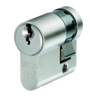 ABUS E60 Series Euro Single 6 Pin Cylinder 40mm 30/10 Nickel Plated