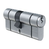 EVVA A5 Anti Snap Euro Double Cylinder 41/61 92mm Nickel