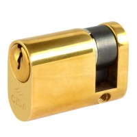 CISA 09026-02 5 Pin Oval Single Cylinder 43mm Brass
