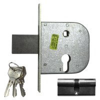 CISA 42311-50 Euro Cylinder Gate Lock 95mm Nickel Plated