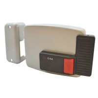 CISA 11610 Electric Rim Lock for Internal Wooden Doors Left Hand Out