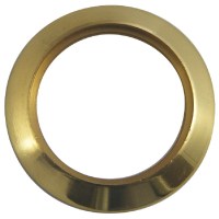 EVVA Rim Cylinder Rose Polished Brass