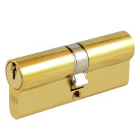 Union 2x18 5 Pin Double Cylinder 74mm Brass