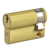 Union 2x20 5 Pin Euro Single Cylinder 44mm Brass