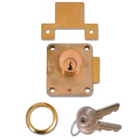 Yale 076S Cylinder Springlock Cupboard Lock 22mm Right Hand