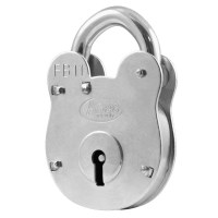 Asec FB11 Fire Brigade Padlock 4 Lever Old English Style