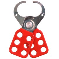 Asec Lockout Tagout Safety Hasp - Red 38mm