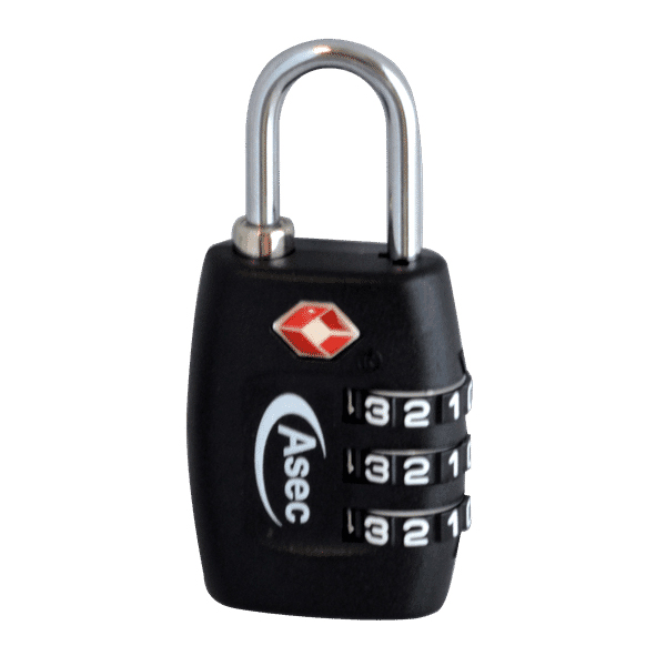 Asec TSA Combination Travel Padlock www.locktrader.co.uk