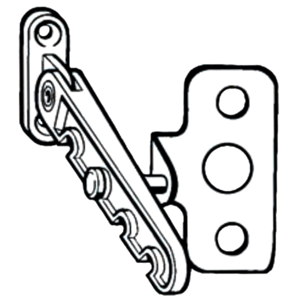 Roto Tilting Window Restrictor and Plate - 5ROT0086
