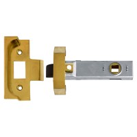 Union 2650 Rebated Tubular Latch 80mm Electro Brass