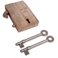 Willenhall G8 5 Lever Gate Lock 68mm Brass