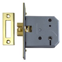 Union 2426 Turn operated clawbolt lock Brass 76mm