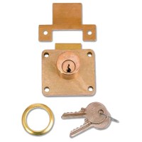 Yale 066S Cylinder Till and Drawer Lock 51mm Brass